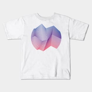 Geometric pattern abstract linear Kids T-Shirt